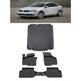 Sahler Volkswagen Jetta Comfortline-Highline 2011-2019 4.5D Paspas Rizline 3D Bagaj Havuzu