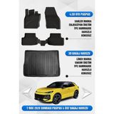 Sahler Volkswagen T-Roc 2026 Sonrası Uyumlu 4.5d Premium Havuzlu Oto Paspas ve Liner Ust Bagaj Havuzu - Siyah