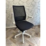 Sahmatra Luna White Hareketli Oynar Kol | Çalışma Sandalyesi | Ofis Sandalyesi | Bilgisayar Koltuğu | Siyah - Beyaz Gövde - renk