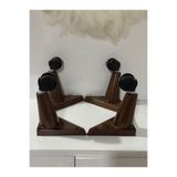 şahmelistore Tekerlekli Sehpa Masa Ayağı Akıllı Sehpa Ayağı, Sihirli Sehpa Ayağı Beyaz 4 Adet 360 Derece 15 Cm