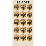 Şahmerdan Bitkisel karışımlı ballı kuvvetlendirici macun GOLD 15 adet 240gr (1 koli)