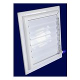 SAHMO METAL 40x35 Beyaz Alüminyum Hareketli Menfez Yüzeysel Banyo Wc Havalandırma Menfezi