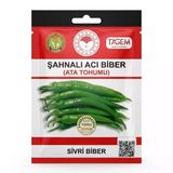 Şahnalı Acı Sivri Biber Ata Tohumu (50 Adet)