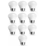Şahnet 6W E27 Mini Top Led Ampul Beyaz - 6500K (10 Adet) Minik Avize Lambası