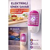 Şahnet Elektrikli Sinek Savar - Uv Işıklı Priz Tipi Sessiz Böcek Öldürücü Cihaz - Sinek Kovucu