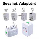 Sahnet Universital Cok Fonksiyonlu Seyahat Adaptoru - Avustralya Amerika Cin Priz Donusturucu