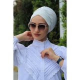 Sahra Şal Dünyası Çapraz Bone Ekru