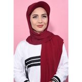 Sahra Şal Dünyası Şapkalı Boneli Hazır Şal Hijab Siyah