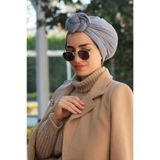 Sahra Şal Dünyası Tasarım Bone Gri