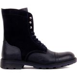 Sail Laker's - Lacivert Deri Fermuarlı Erkek Postal Bot 102-2871-41300