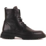Sail Laker's - Siyah Deri, Bağcıklı, Fermuarlı Erkek Bot 102-6051-10201