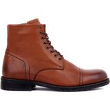 Sail Laker's - Taba Deri Fermuarlı Erkek Bot 102-3507-B-121