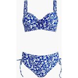 Sailor Moda Toparlayıcı Bikini Takım - Desenli - 38