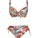Sailor Moda Toparlayıcı Bikini Takım - Desenli - 40