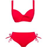 Sailor Moda Toparlayıcı Bikini Takım - Kırmızı - 38