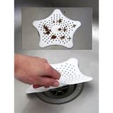 Saint Belisama Concept Deniz Yıldızı Lavabo Süzgeci, Lavabo Tıkacı, Silikon Süzgeç Beyaz 2 Adet
