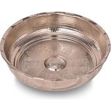 Saint Belisama Kurnacı Bakır Hamam Tası 20CM Nikel - Bronz - Beyaz