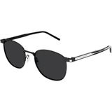 Saint Laurent SL 747 001 51 Unisex Yuvarlak Siyah Metal Güneş Gözlüğü