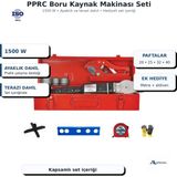 Sait Demirci Pprc Kaynak Makinası Seti 1500 W Profesyonel Pafta Lokma Makas ve Hediyeli Set