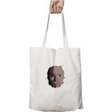 Saitama Face - One Punch Man Iki Tarafı Kalıcı Baskılı Yıkanabilir Çanta