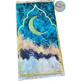 Sajda Mirage 3 CM Kalın Süngerli Seccade Kabartmalı Diz Ağrıtmaz Namazlık - 70x120 cm - Renkli - 70 x 120 cm