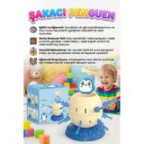 Şakacı Penguen! 28 Parçalı Penguen Figürlü 24 Kılıclı 2 Kişilik Eğlenceli Aile Kutu Oyunu