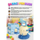 Şakacı Penguen! 28 Parçalı Penguen Figürlü 24 Kılıclı 2 Kişilik Eğlenceli Aile Kutu Oyunu