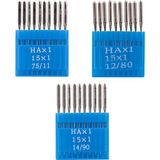 Sakashi Ev Tipi Dikiş Makine İğnesi 11-12-14 Numara 30 Adet Hax1 Seti Tüm Makinelerle Uyumlu