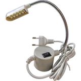 Sakashi Mıknatıslı Led Lamba Dikiş Makinesi Aksesuarı 220 Volt 10 Adet LED İçeren Beyaz Işık