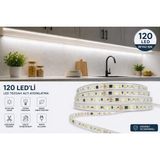 Sakin Enerji 220V Şerit LED + Anahtarlı Fiş Tak Çalıştır - 4 m - Beyaz