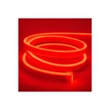 SAKİN ENERJİ Neon Şerit Led 12V Volt Esnek Silikonlu Aydınlatma + Fiş Dahil Tak Çalıştır (1 MT-KIRMIZI)
