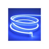 SAKİN ENERJİ Neon Şerit Led 12V Volt Esnek Silikonlu Aydınlatma + Fiş Dahil Tak Çalıştır (1 MT-MAVİ)