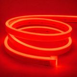Sakin Enerji Neon Şerit LED 12V Volt Esnek Silikonlu Aydınlatma + Fiş Dahil Tak Çalıştır - 10 m - Kırmızı