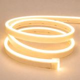 Sakin Enerji Neon Şerit LED 12V Volt Esnek Silikonlu Aydınlatma + Fiş Dahil Tak Çalıştır - 2 m - Gün Işığı