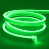 Sakin Enerji Neon Şerit LED 12V Volt Esnek Silikonlu Aydınlatma + Fiş Dahil Tak Çalıştır - 2 m - Yeşil