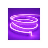 SAKİN ENERJİ Neon Şerit Led 12V Volt Esnek Silikonlu Aydınlatma + Fiş Dahil Tak Çalıştır (2 MT-MOR)