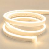 Sakin Enerji Neon Şerit LED 12V Volt Esnek Silikonlu Aydınlatma + Fiş Dahil Tak Çalıştır - 4 m - 4000K