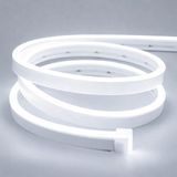 Sakin Enerji Neon Şerit LED 12V Volt Esnek Silikonlu Aydınlatma + Fiş Dahil Tak Çalıştır - 7 m - Beyaz
