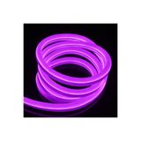 SAKİN ENERJİ Neon Şerit Led 220 Volt Esnek Silikonlu Aydınlatma + Fiş Dahil (1 MT-MOR)