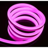 Sakin Enerji Neon Şerit LED 220 Volt Esnek Silikonlu Aydınlatma + Fiş Dahil - 2 m - Pembe