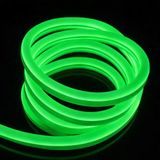 Sakin Enerji Neon Şerit LED 220 Volt Esnek Silikonlu Aydınlatma + Fiş Dahil - 6 m - Yeşil