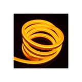 SAKİN ENERJİ Neon Şerit Led 220 Volt Esnek Silikonlu Aydınlatma + Fiş Dahil (9 MT-AMBER)