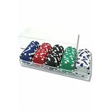 Saklama Çantalı Poker Para Taşları 100'lü Poker Fişi Profesyonel