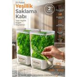 Saklama Kabı 2900 ml - Taze Yeşillik Için Süzgeçli Saklama Kutusu 7430000721957