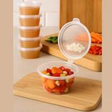 Saklama Kabı Sos 50 Adet 120 Ml – 4 Oz Kemik Suyu, İlik Suyu, Anne Sütü, Sos Ve Püre Dondurucu Uyumlu Buzluk Kabı, Sızdırmaz Kapaklı (Bpa �
