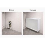 Saklama Kutusu Tesisat Elektirik Su Doğalgaz Pano Mdf Beyaz