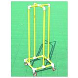 Saklama Standı, Hula Hoop Standı, PVC Halka Halat Tutucular, Bağlantısız Hula Hoop ve Atlama Halatı Tutucu Standı, Hareketli Fitness Hoop Depolama Arabası, Spor Ekipmanları Düzenleyici Raflar (Sarı)