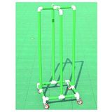 Saklama Standı, Hula Hoop Standı, PVC Halka Halat Tutucular, Bağlantısız Hula Hoop ve Atlama Halatı Tutucu Standı, Hareketli Fitness Hoop Depolama Arabası, Spor Ekipmanları Düzenleyici Raflar (Yeşil)