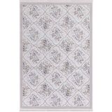Saklıköy 3102A Gri Mavi Yumuşak Dokulu Tok Dokuma Modern Salon, Mutfak, Oturma, Çocuk Odası Halısı - Gri - Mavi - 120 x 180 cm