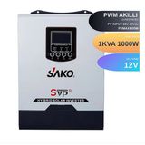 Sako 1Kva 1Kw 1000Va 1000 Watt Tam Sinüs Akıllı Pwm Inverter 12-220V 1Kw İnvertör